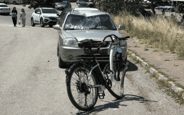 Elektrikli bisiklet kaza