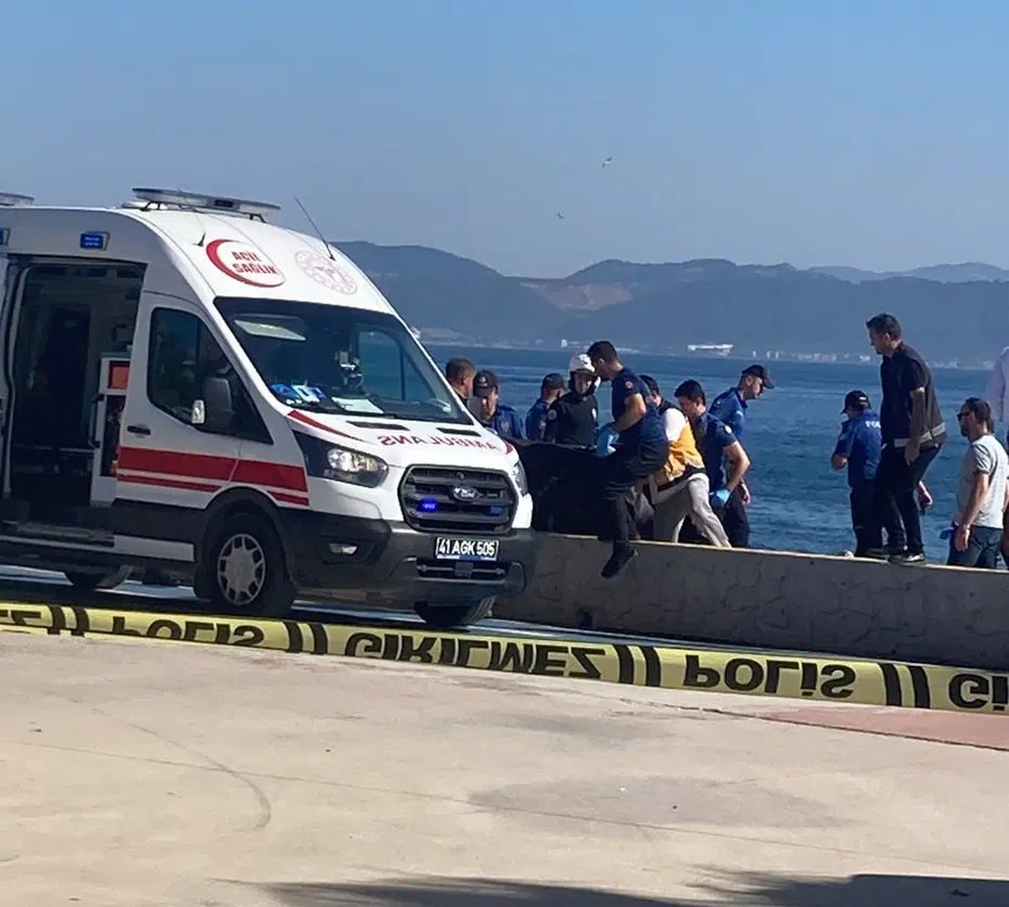 Darıca sahilindeki