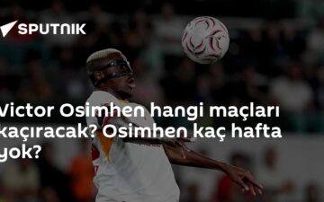 Victor Osimhen sakatlık