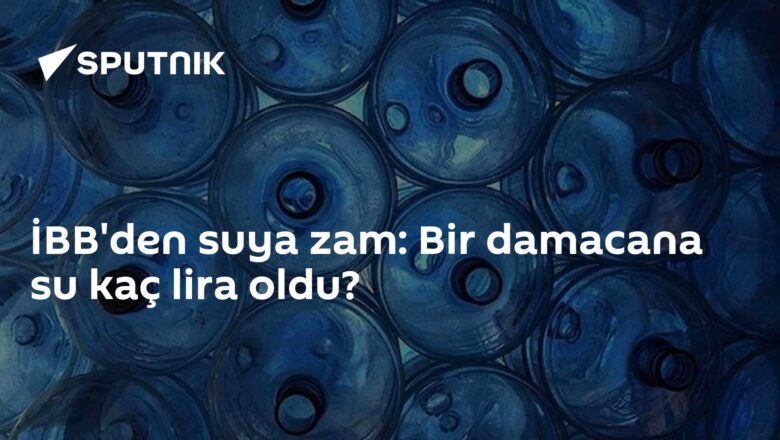 su fiyatları